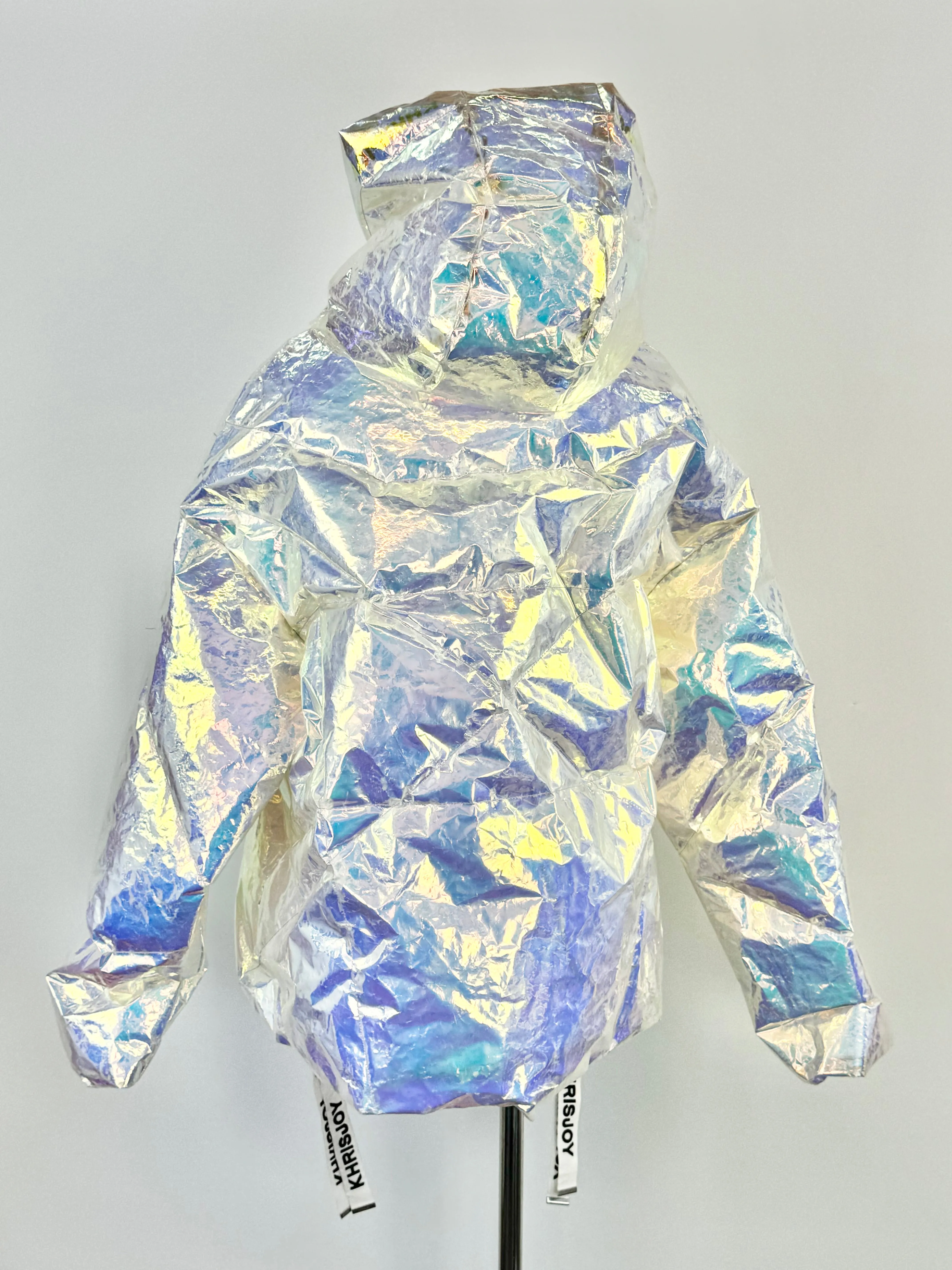 Khrisjoy Fairy Pink Holographic Puffer Jacket - AU10