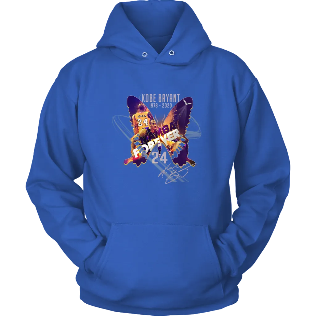 Kobe Fans' Hoodie Signed "Mamba Forever" Mens Womens|Nba lakers Kobe bryant Hoodie Pullover (12 Colors)