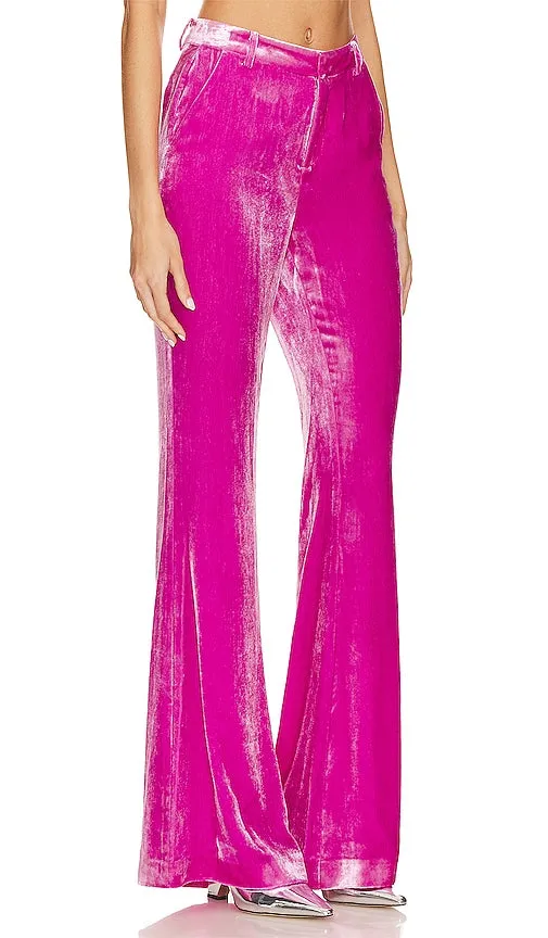 L'AGENCE Lane Flared Trouser in Pink