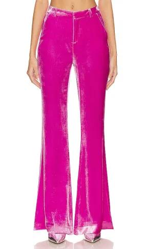 L'AGENCE Lane Flared Trouser in Pink