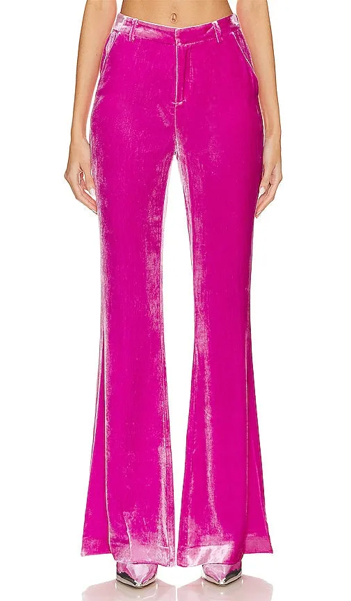 L'AGENCE Lane Flared Trouser in Pink