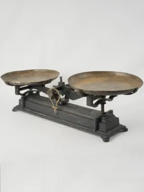 Large Antique Cast Iron Balance Scale 11¾"