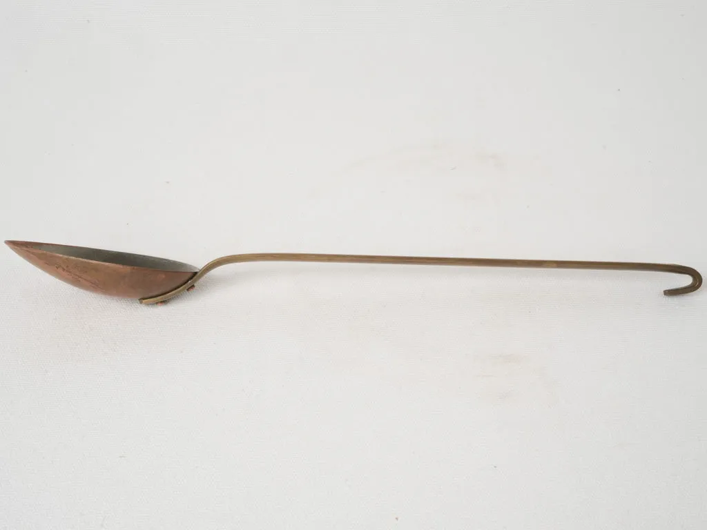 Large antique French cooking spoon for jam 15¼"