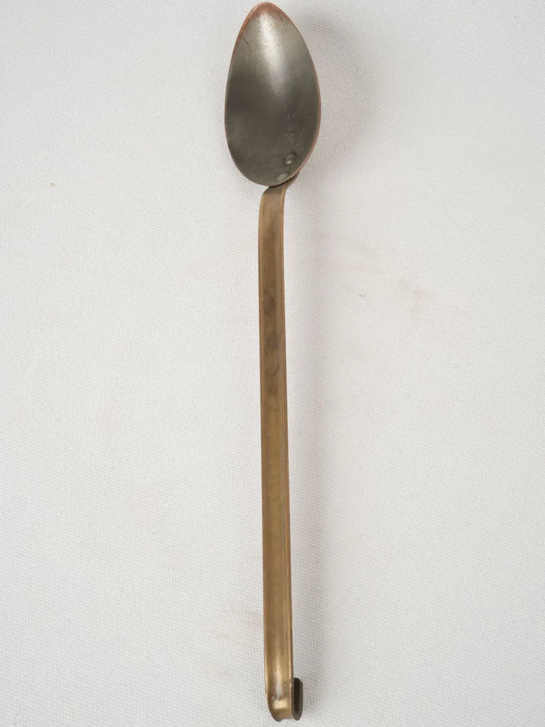 Large antique French cooking spoon for jam 15¼"