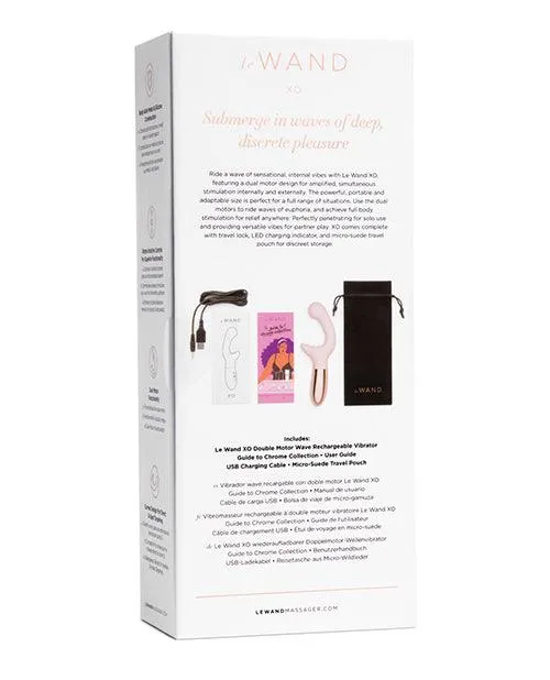 Le Wand Xo Double Motor Wave Rechargeable Vibrator