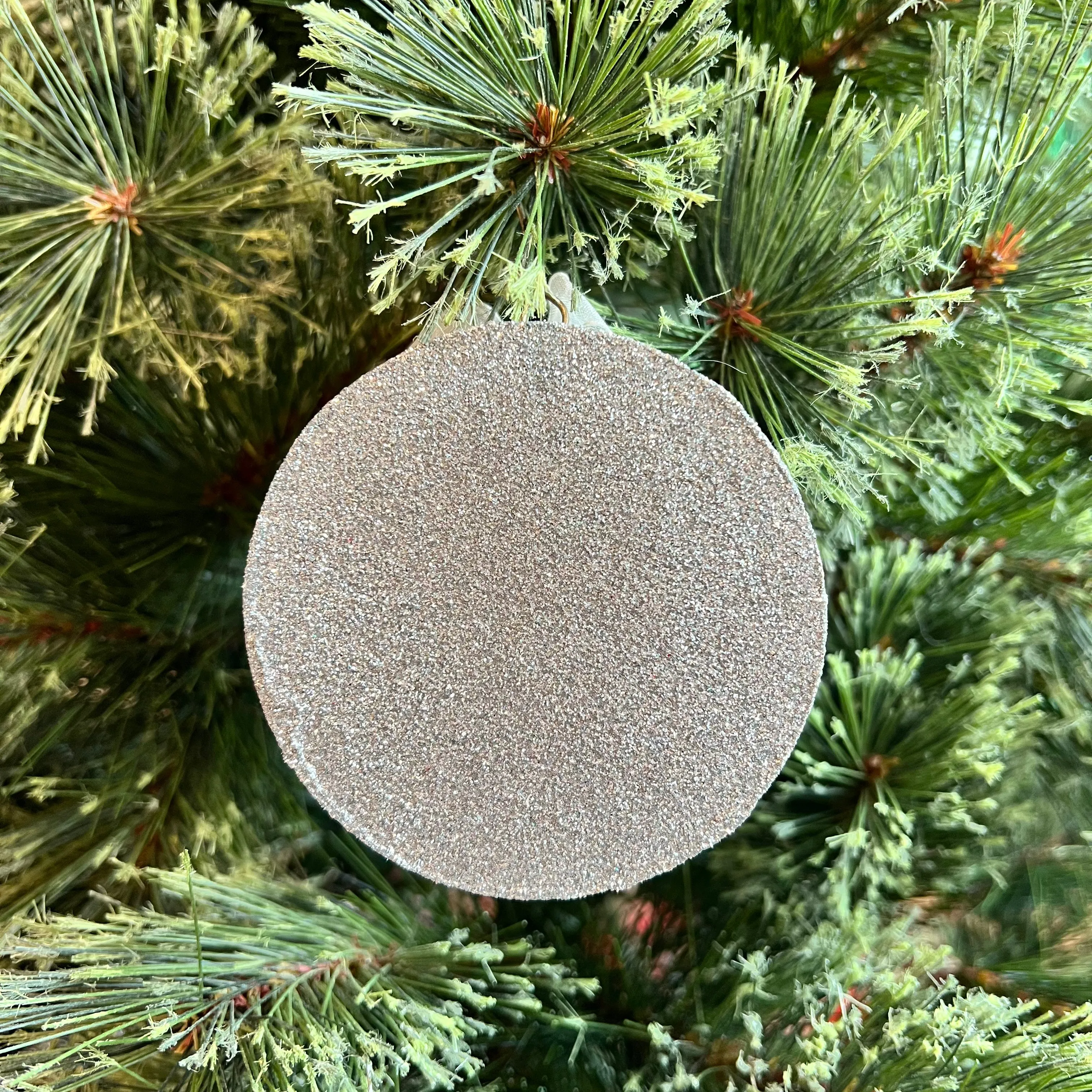 Leaping Stag Indent Ornament