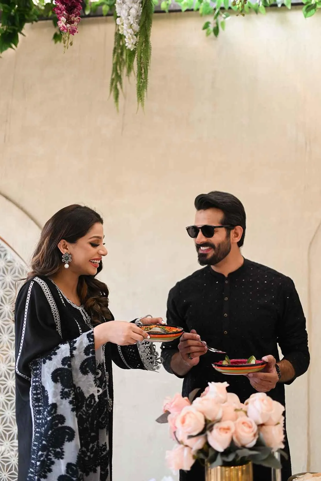 Leon - Janira - Black Chikankari - 3 Piece