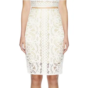 Libra Pencil Skirt - Ivory