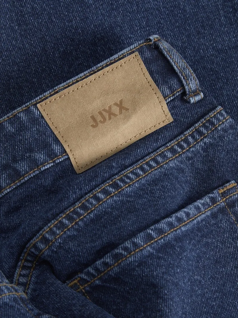 Lisbon Mom High Waist Jeans Dark Blue Denim