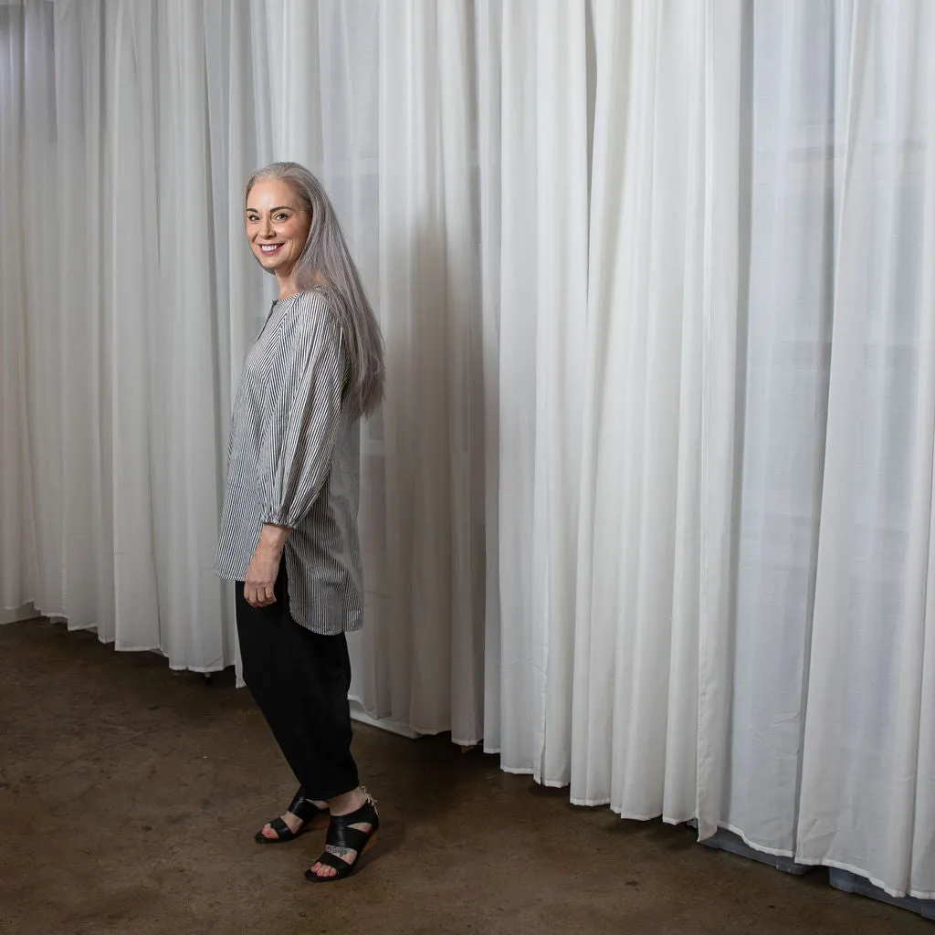 Lucie Striped Organic Cotton Shirt