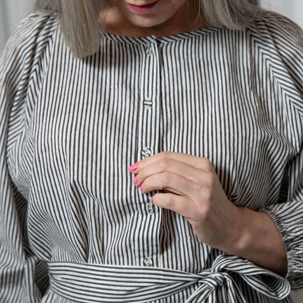 Lucie Striped Organic Cotton Shirt