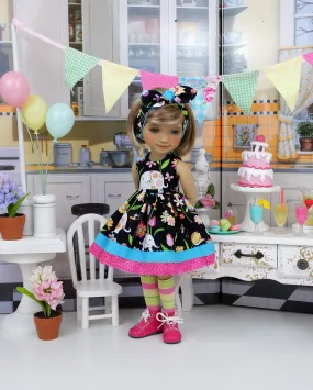 Lucky Elephant - dress with boots for Ruby Red Fashion Friends doll
