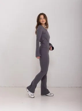 Lux Flare Pants - Shadow