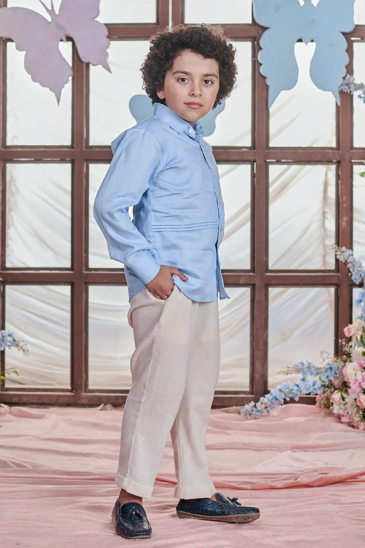 Marco- Pintucks Detail Shirt