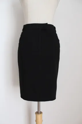 MARION & LINDIE PENCIL SKIRT BLACK - SIZE 10