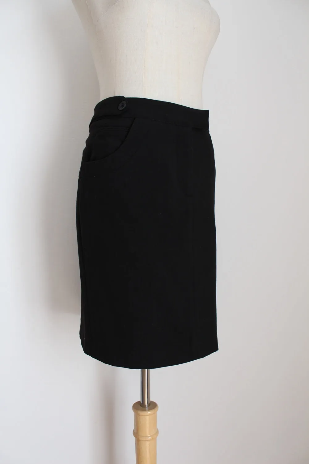 MARION & LINDIE PENCIL SKIRT BLACK - SIZE 10