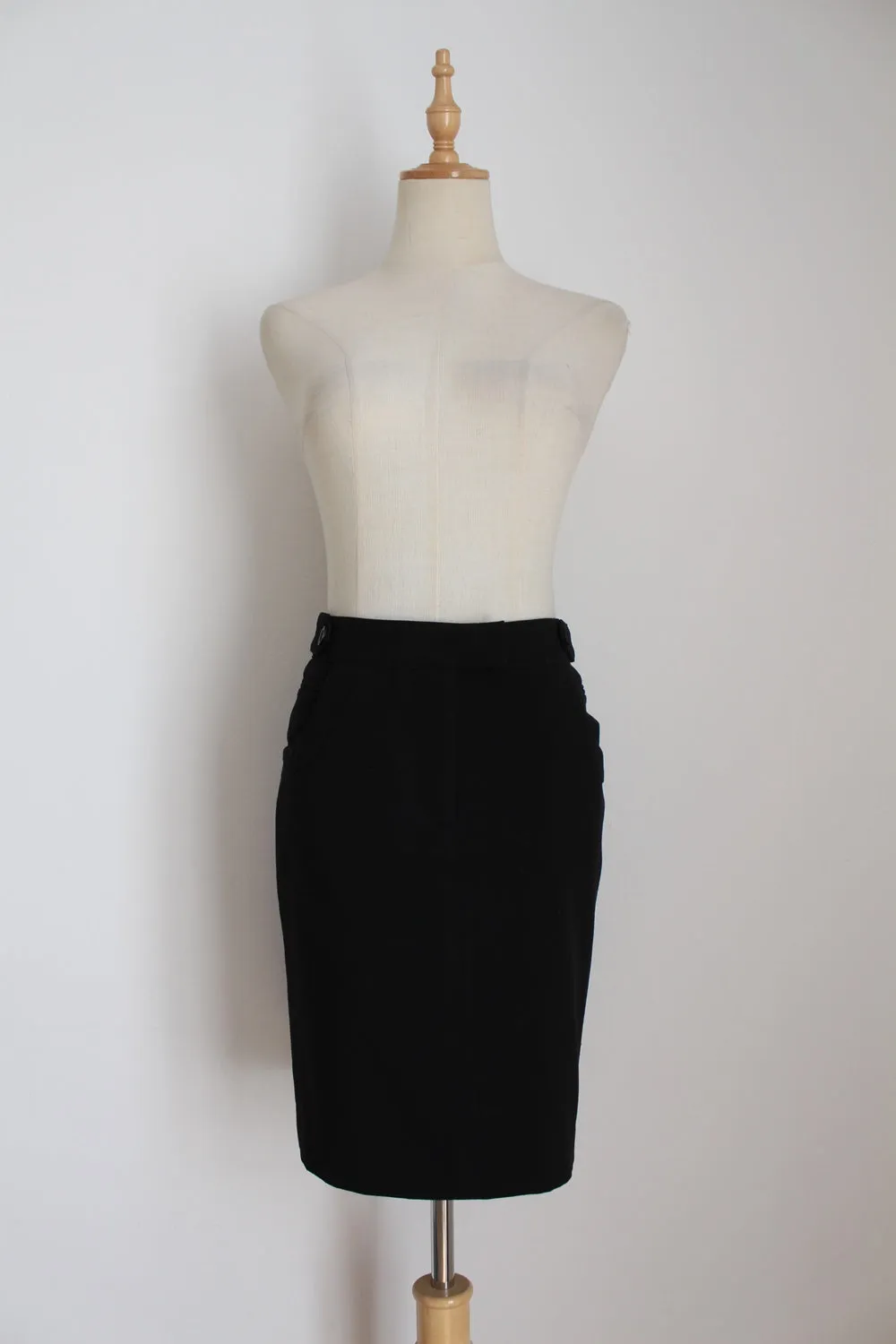 MARION & LINDIE PENCIL SKIRT BLACK - SIZE 10