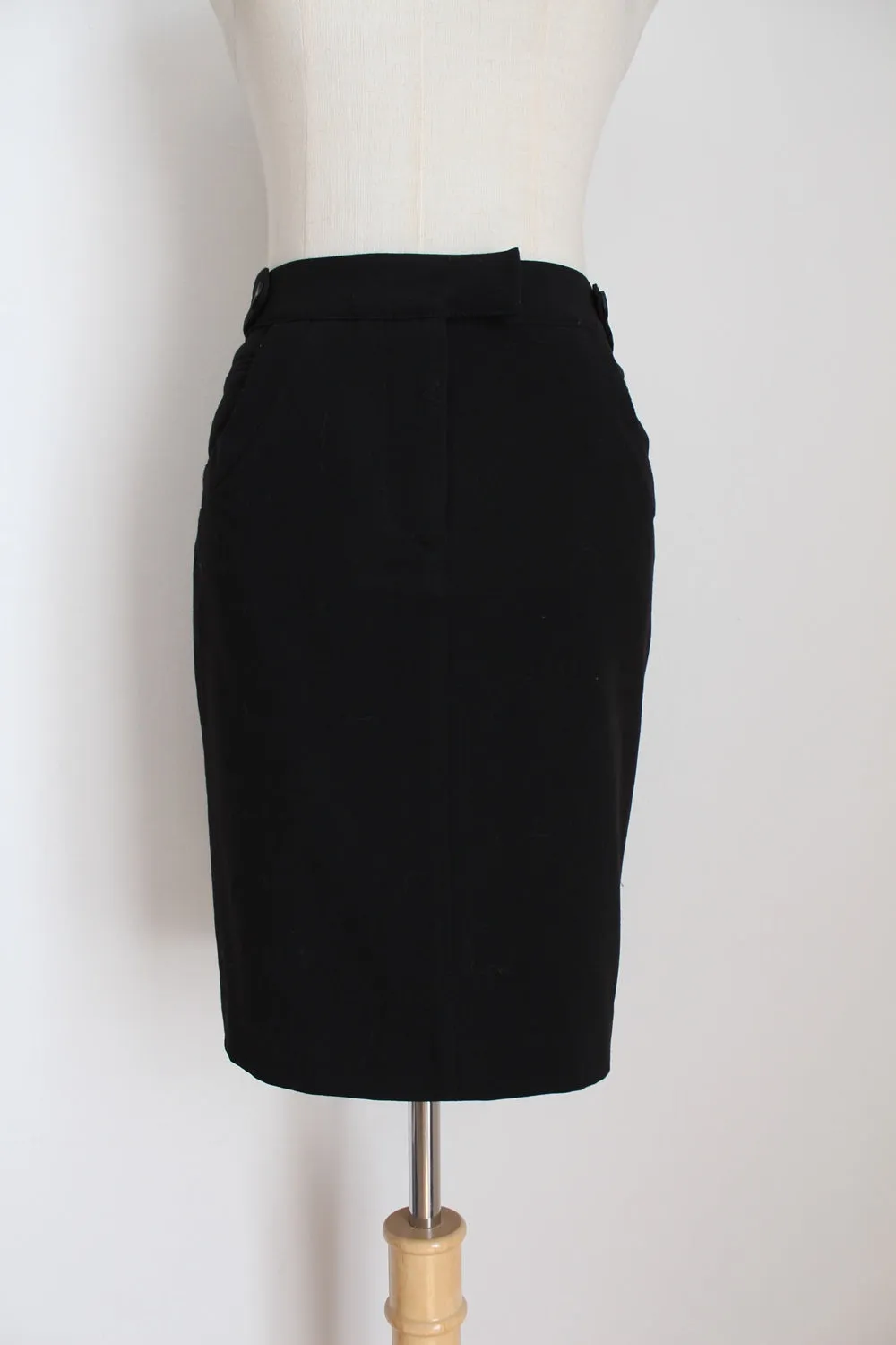 MARION & LINDIE PENCIL SKIRT BLACK - SIZE 10