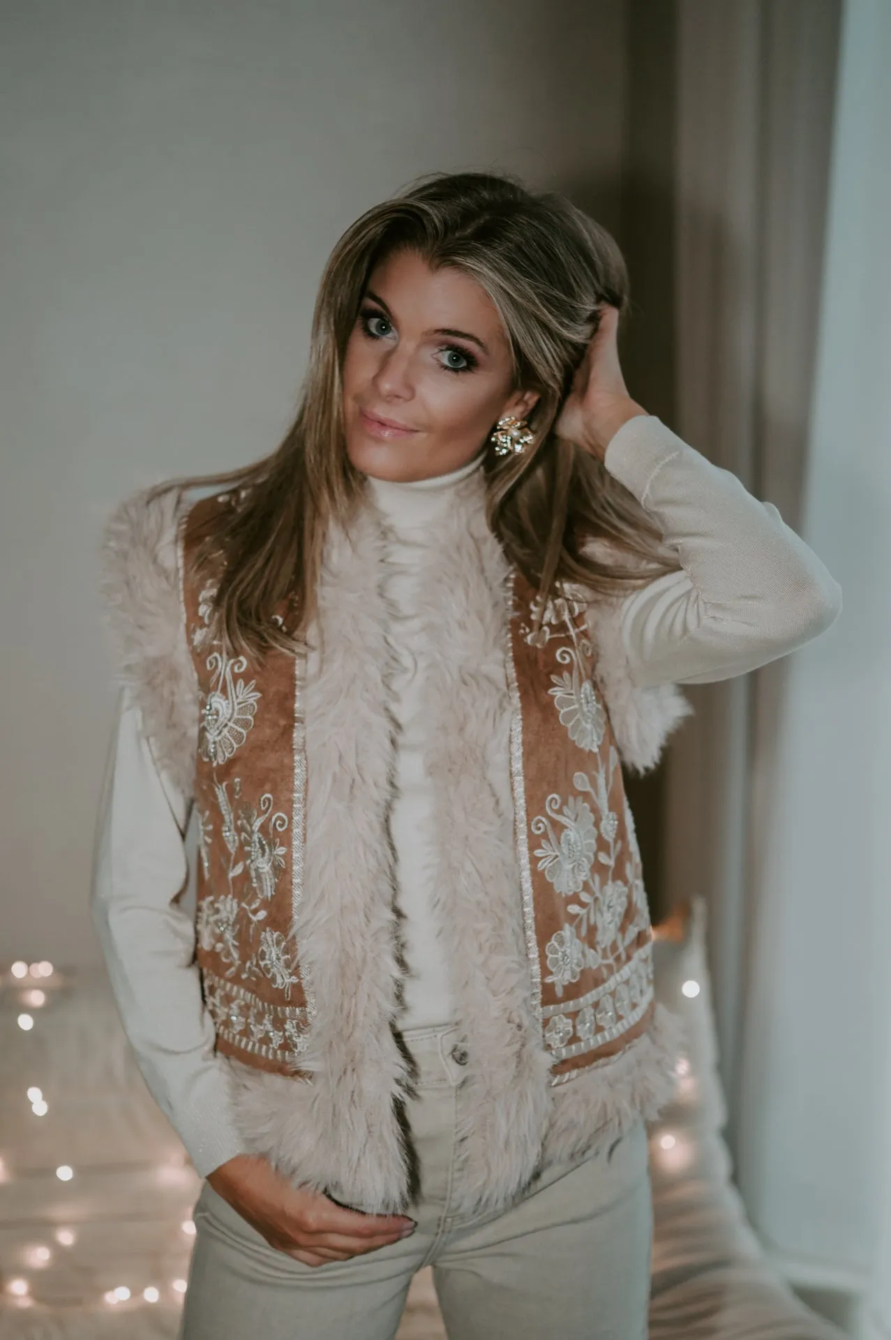 Mente gilet I Camel
