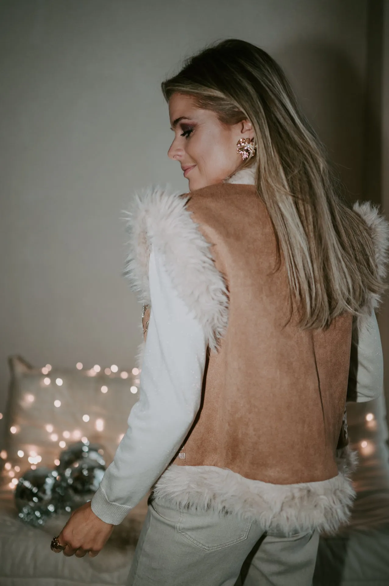 Mente gilet I Camel
