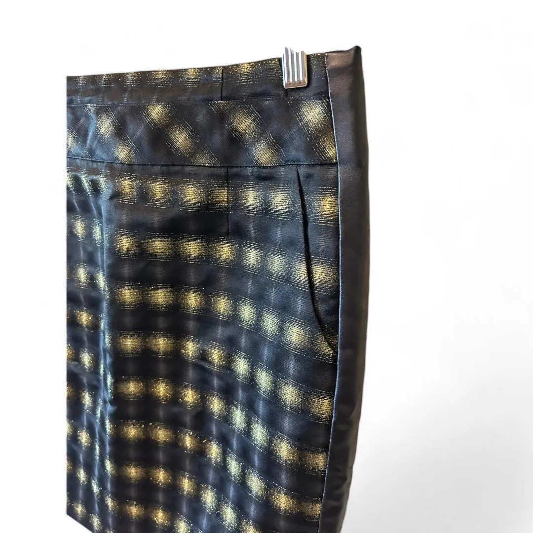 Metallic Pencil Skirt