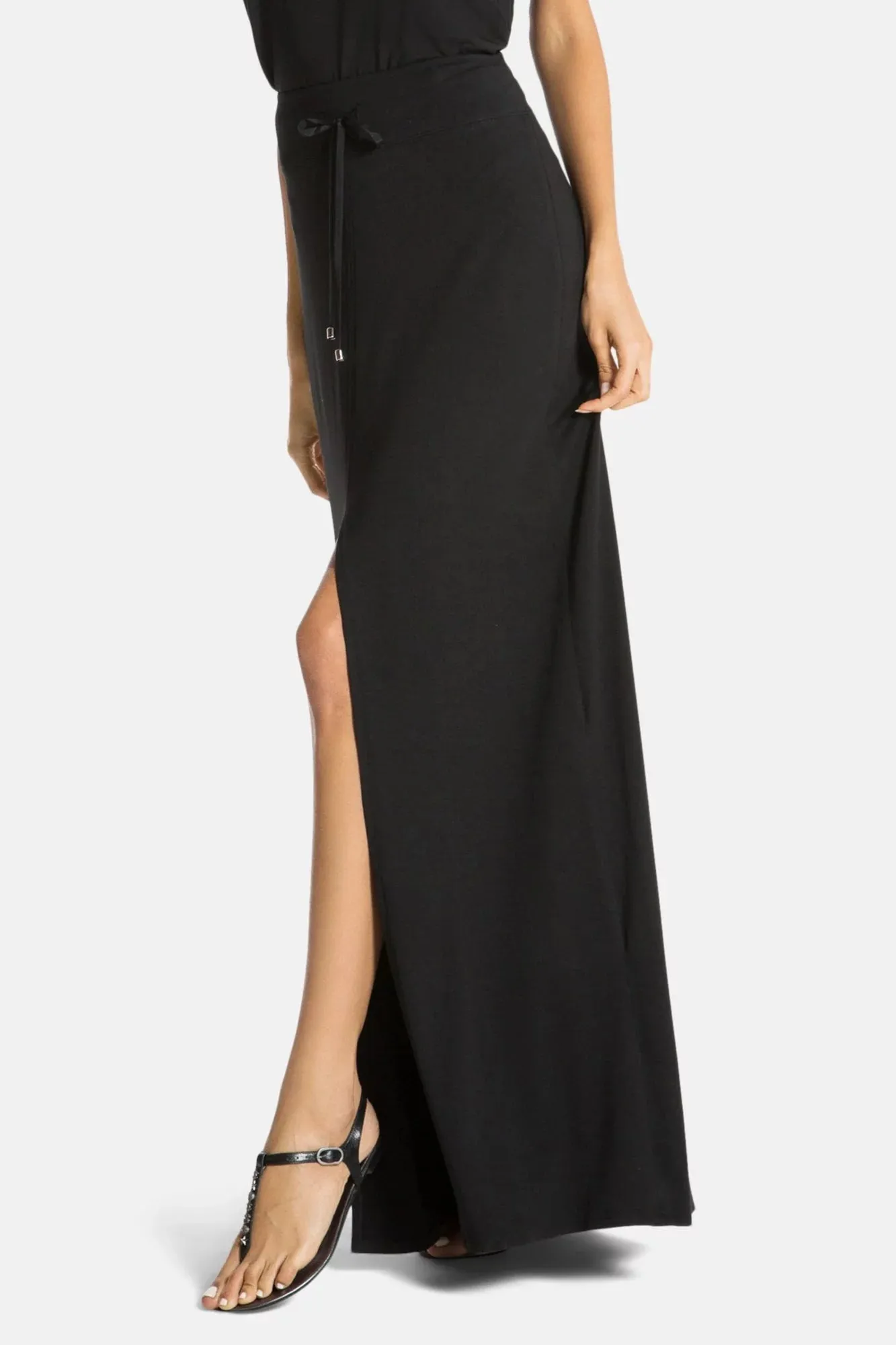 MIAMI MAXI SKIRT (BLACK)