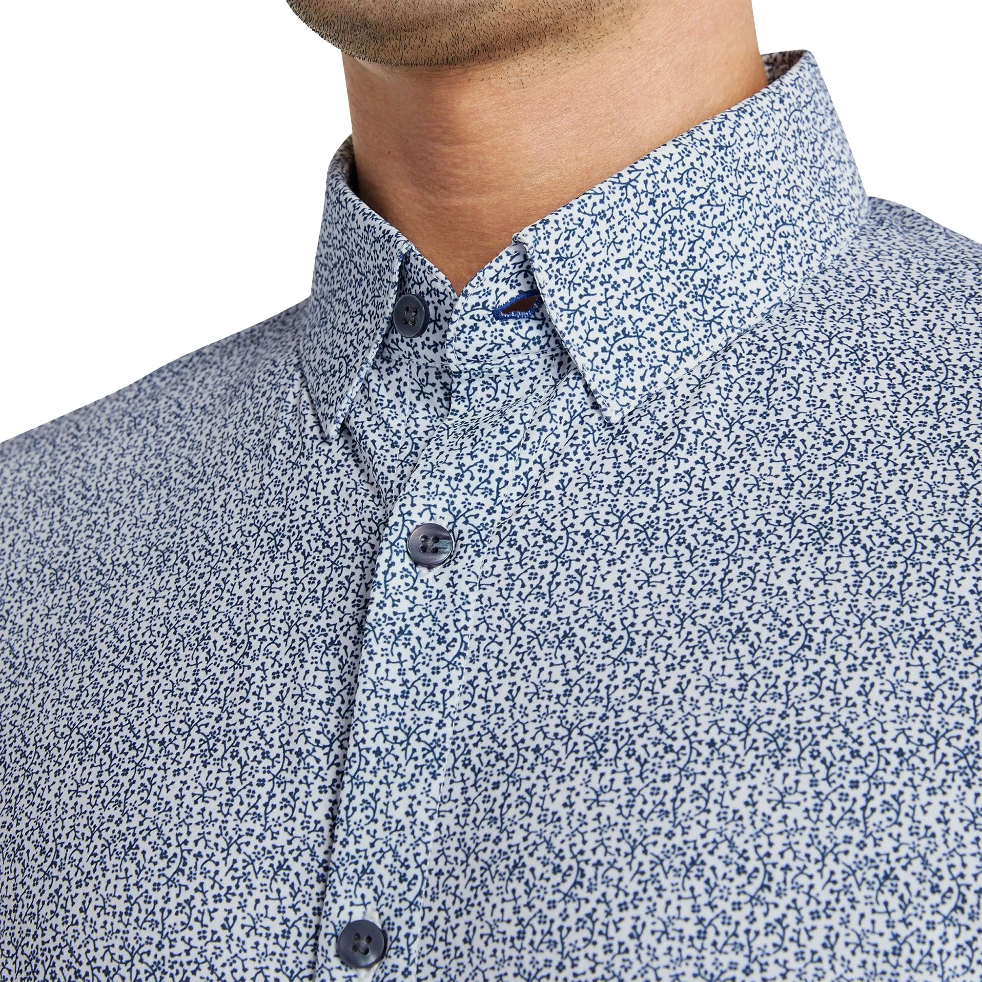 Mizzen   Main Leeward Trim Fit Long Sleeve Mens Dress Shirt