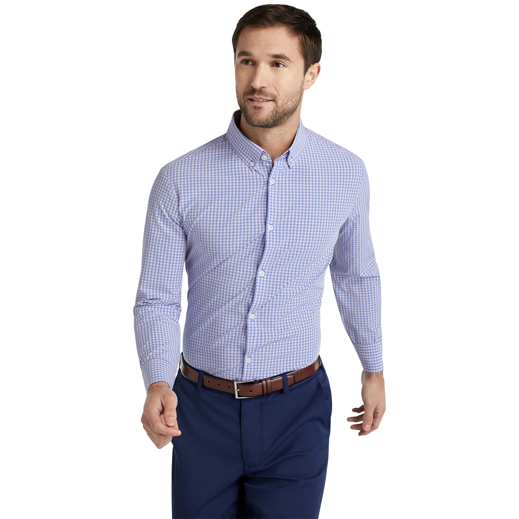 Mizzen   Main Leeward Trim Fit Long Sleeve Mens Dress Shirt