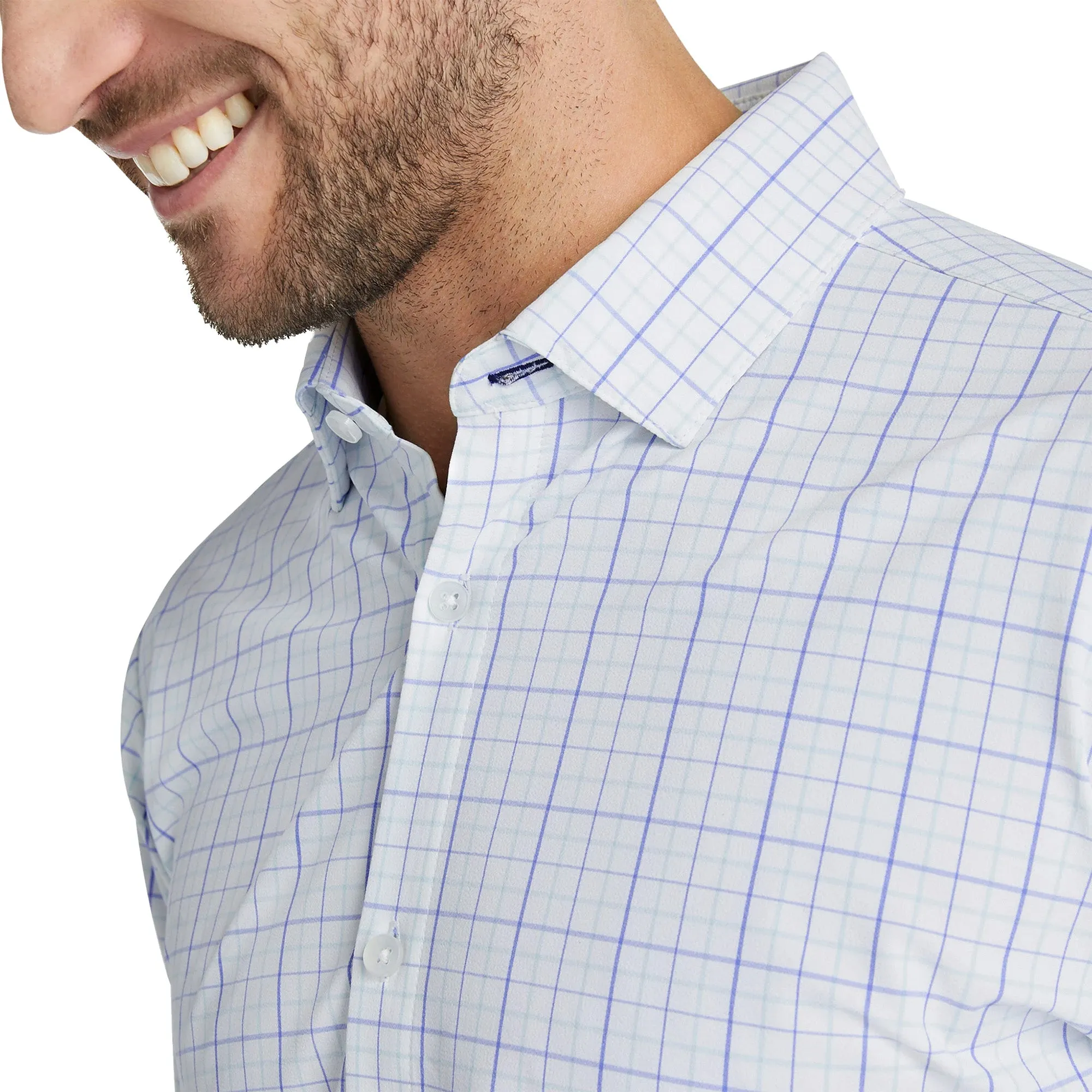 Mizzen   Main Leeward Trim Fit Long Sleeve Mens Dress Shirt