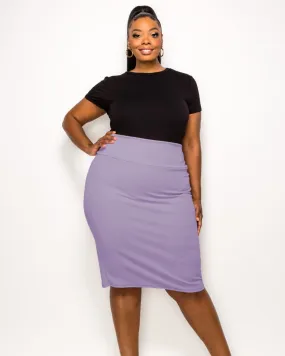 Molly Pencil Skirt | Mauve Antique