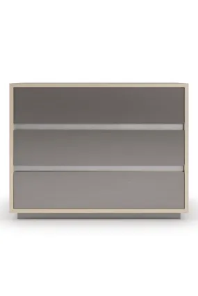 Monochromatic Modern Nightstand L | Caracole Da Vita