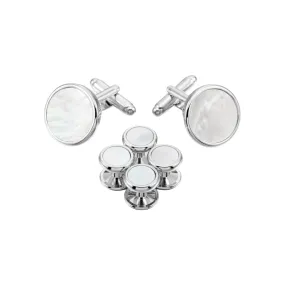 Mother of Pearl Dress Stud Set