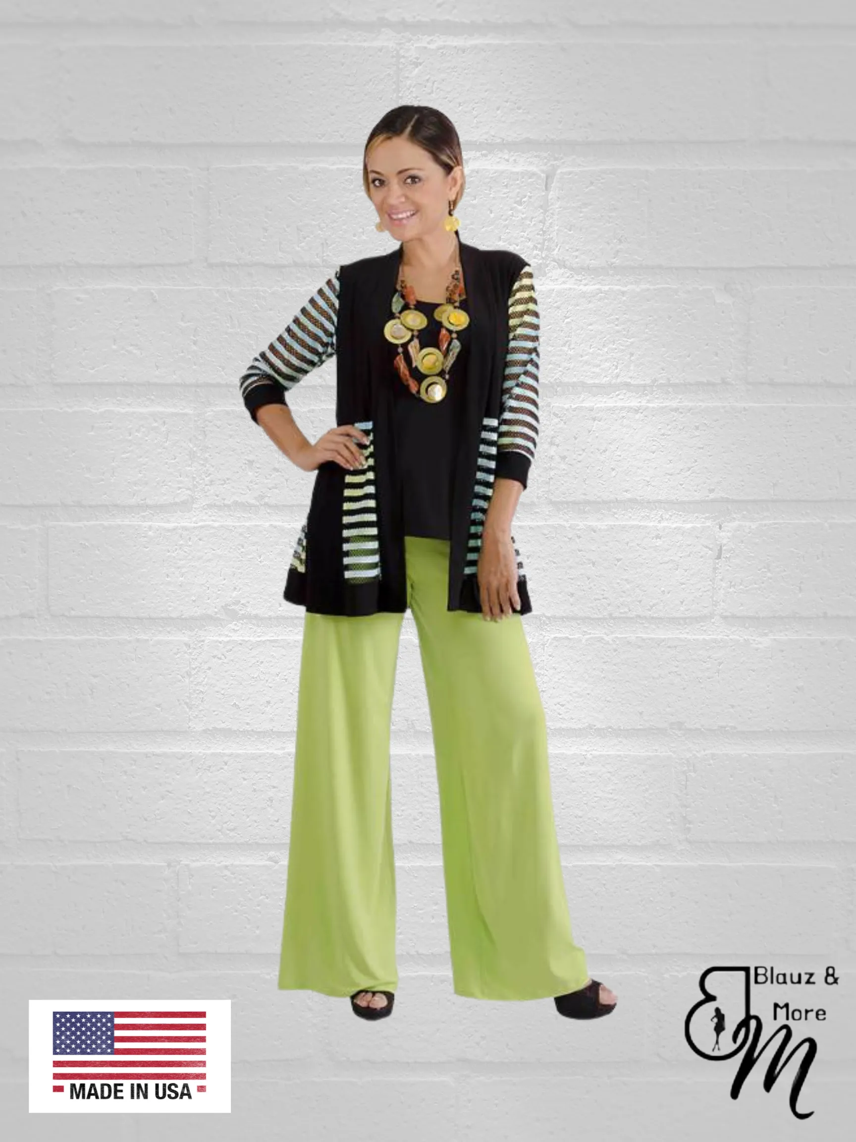Multi Color Block Cardigan - Regular and Plus Sizes available