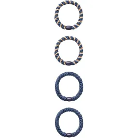 Name It Ocean Cavern With Glitter Arise 4-Pack Hair Elastic