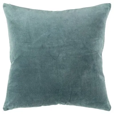 New - 22"x22" Oversize Square Throw Pillow Cover Teal - Rizzy Home