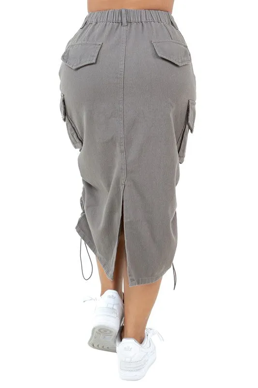 No Mistakes Fashion Denim Long Maxi Skirt