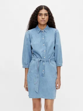 Norma Denim Midi Shirt Dress