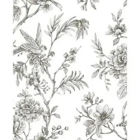 NuWallpaper Longwood Peel and Stick Wallpaper Charcoal