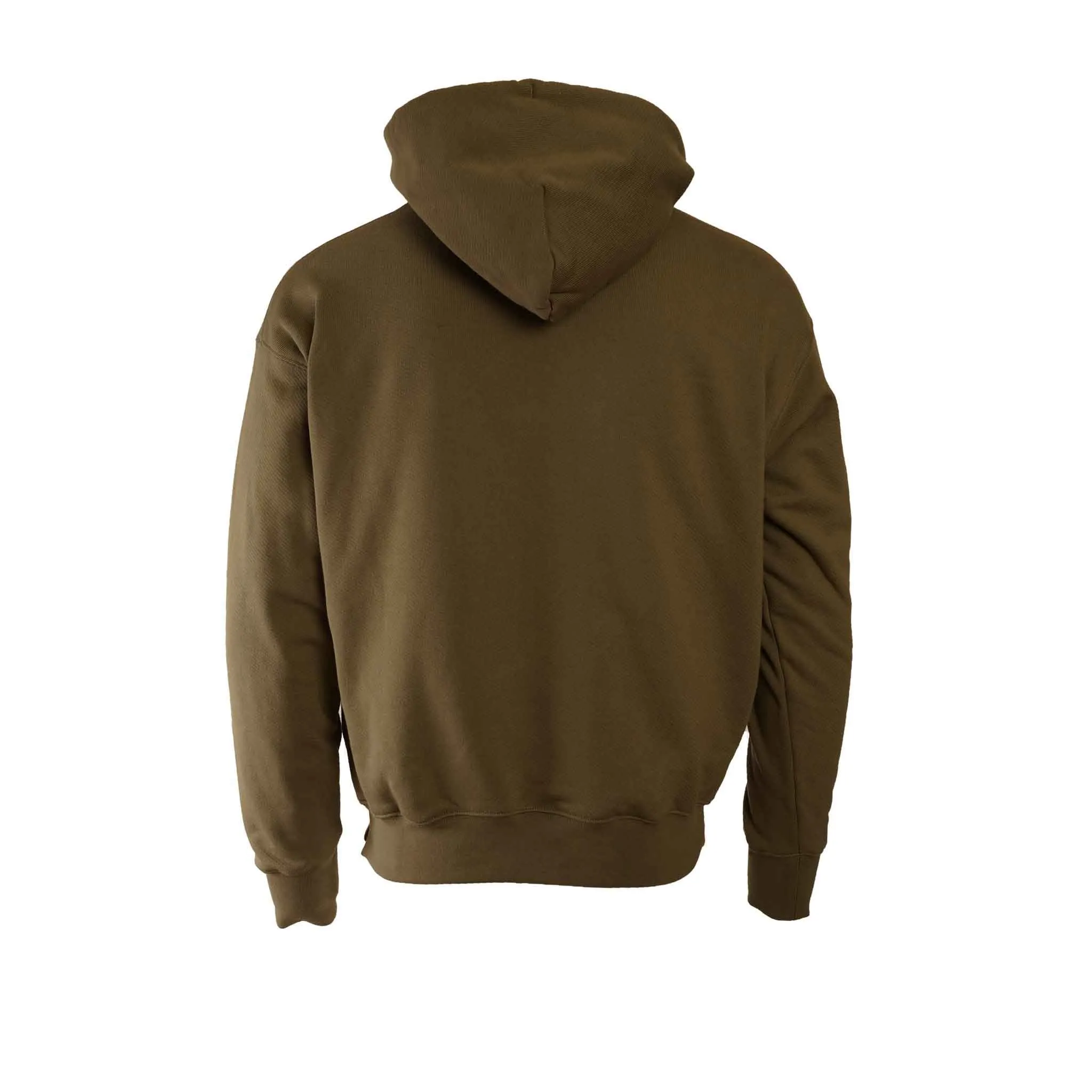 OFF-WHITE OW Embroidered Skate Hoodie in Beige