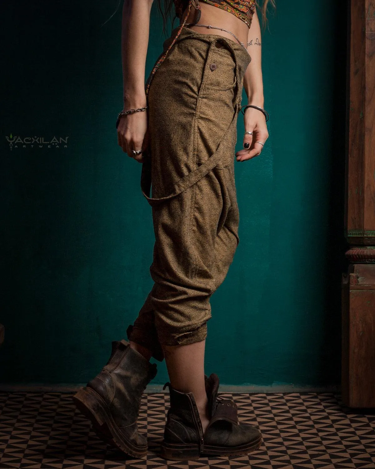 Overall Woman / Silk Slub - Yellow MAZATECH