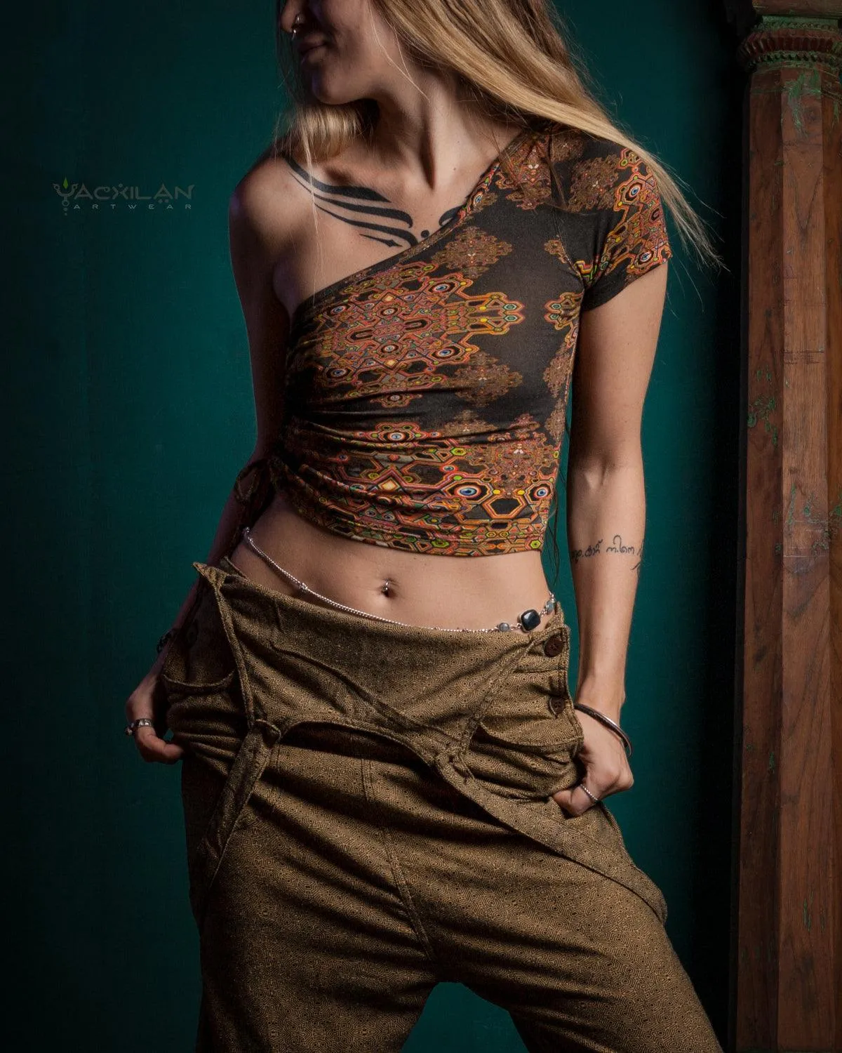 Overall Woman / Silk Slub - Yellow MAZATECH