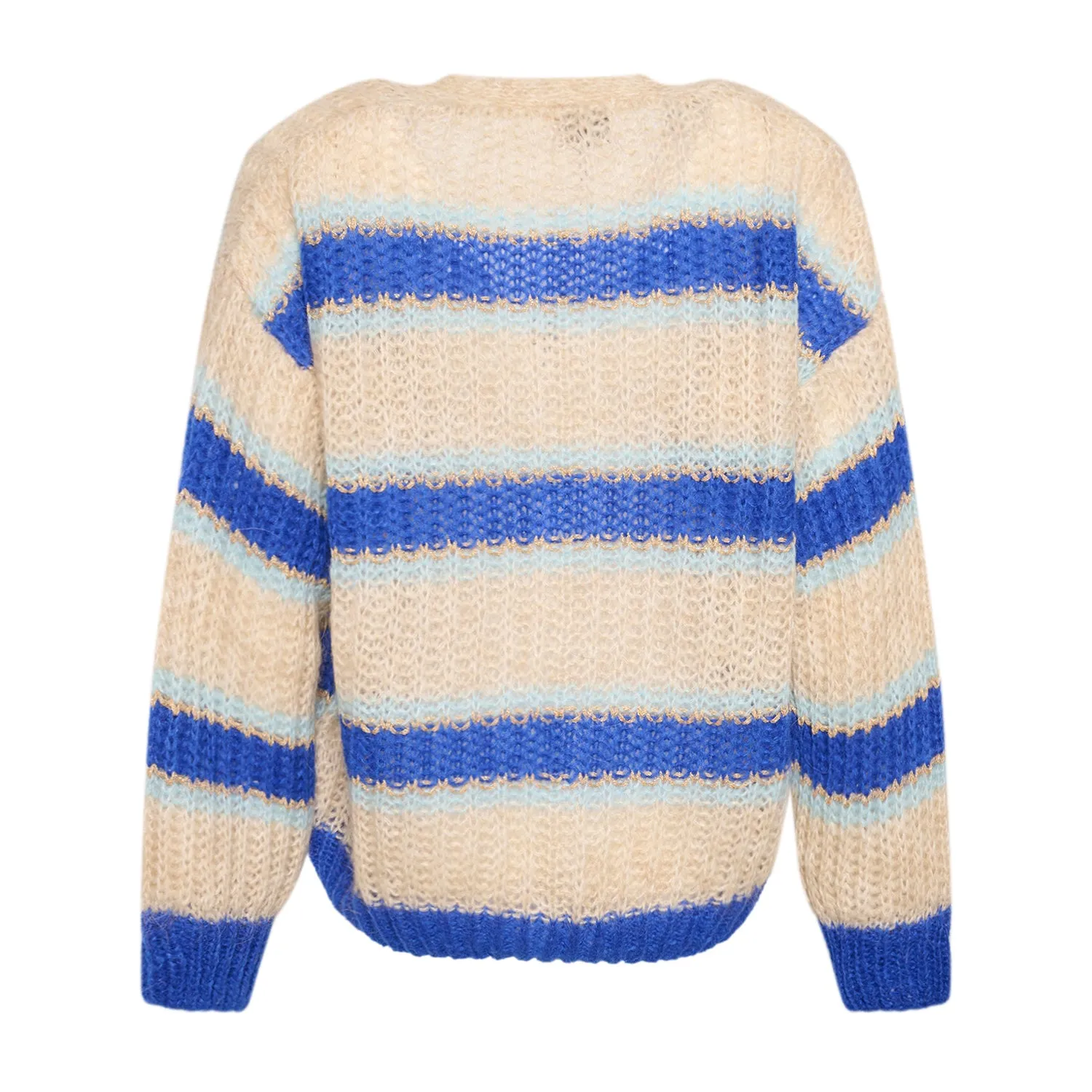 Pacific Knit Cardigan - Blue Mix
