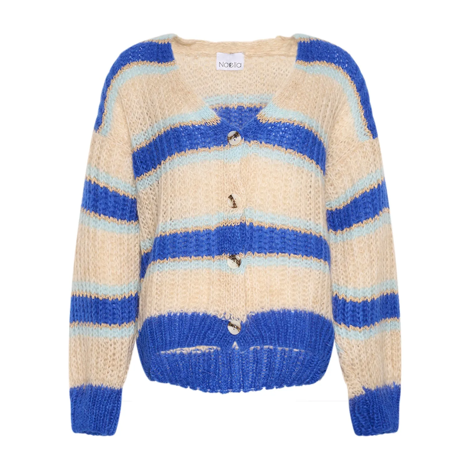 Pacific Knit Cardigan - Blue Mix