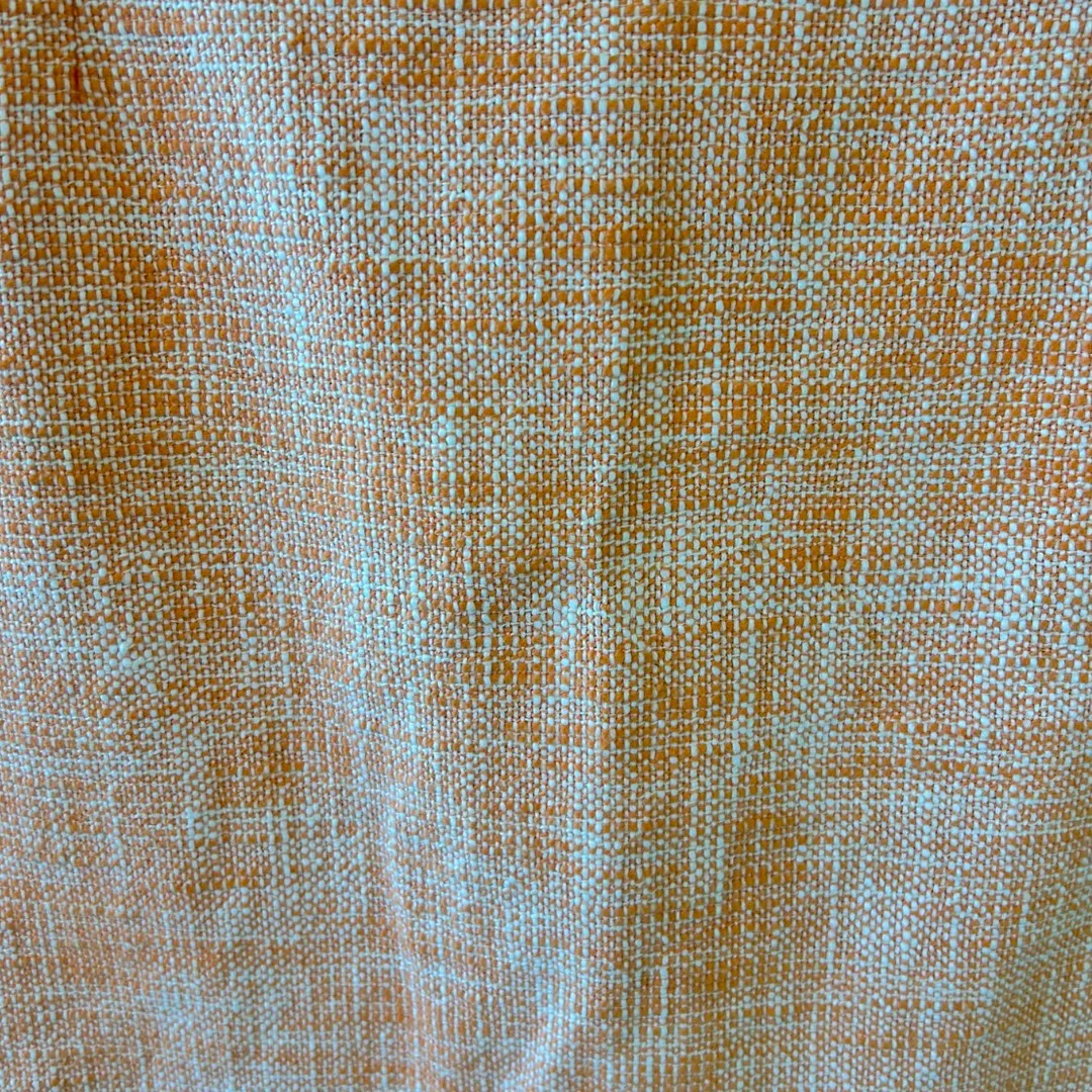Peach Tweed Pencil Skirt Textured Office Wear