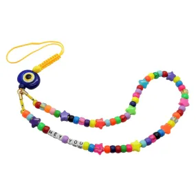 Personalised Star Charm Maxi Phone Strap