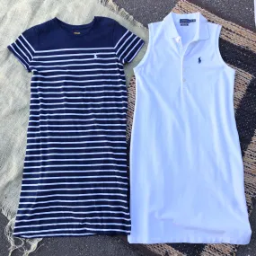 Polo Striped Left T-Shirt Dress - Medium
