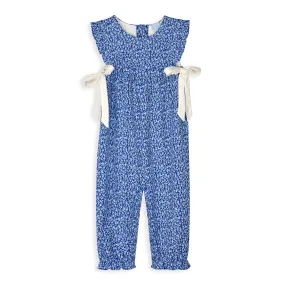 Printed Pima Berkley Overall -- Peggy Bleu