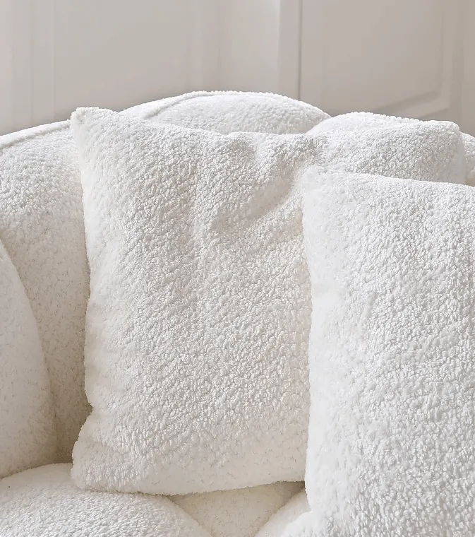 Pumpkin Boucle Sofa | BELLE