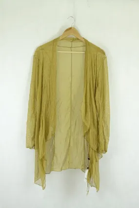 R   P Yellow Cardigan S
