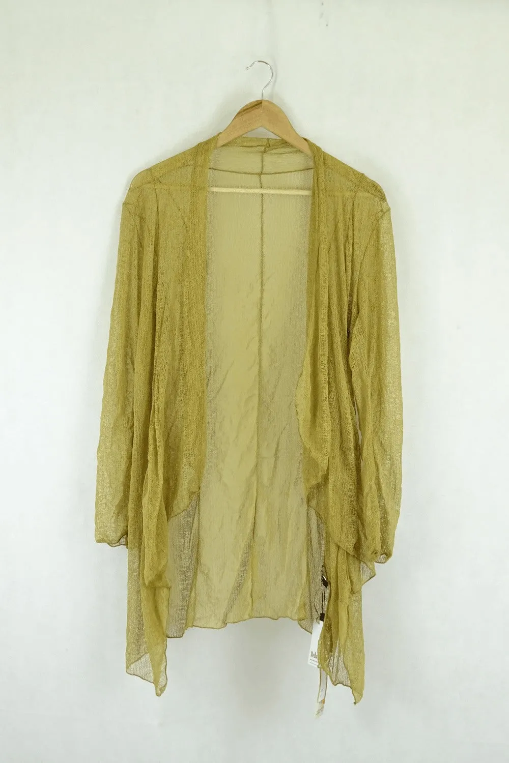 R   P Yellow Cardigan S